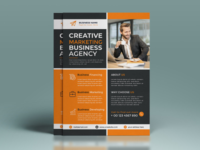 Creative Business Flyer branding creative business flyer graphic design multipurpose flyer