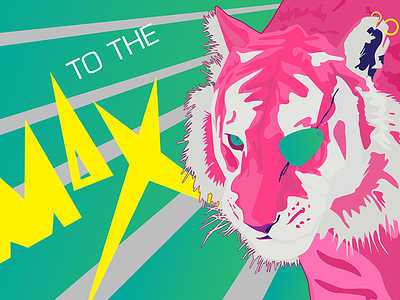 To the Max illustration vector