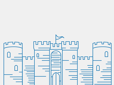 Castle illustration illustrator vector