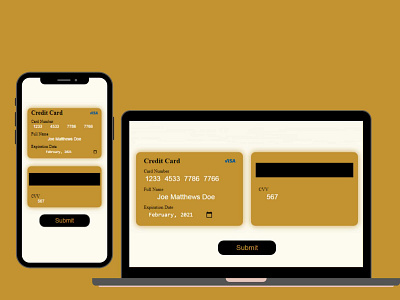 Credit Card Checkout DailyUI 002 css daily 100 challenge daily ui dailyui dailyuichallenge design desktop desktop design front end front end front end development frontend html html css ui web web design webdesign website website design