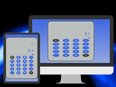 Calculator DailyUI 004 css daily 100 challenge daily ui dailyui dailyuichallenge design desktop desktop design front end front end front end development frontend html html css ui web web design webdesign website website design