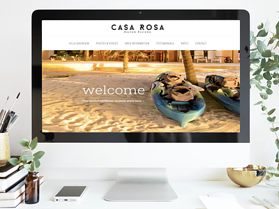 Casa Rosa Website Design & Development content creation website design website design and development website development