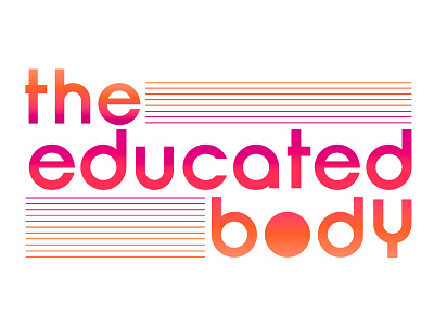 The Educated Body 3d design ad design adobe dimension brand design brand guide color pallete content creation logo design merch design