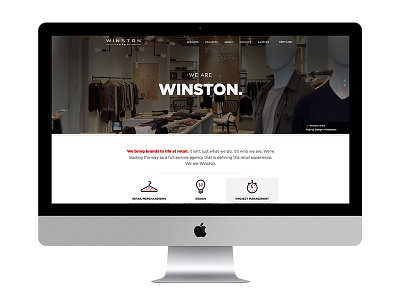 Winston Retail Website brands design phoenix responsive retail web website design