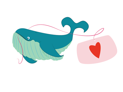 Whale you be mine