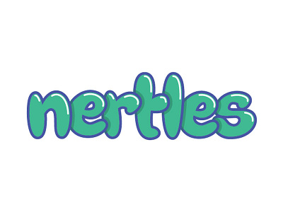nertles logo clean logo redesign