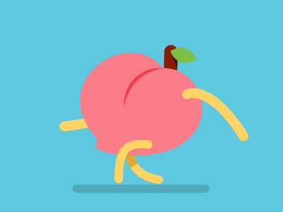 Just Peachy after effects animation characters peach