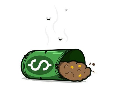 Poop Dollar dirty dollar illustration money poop