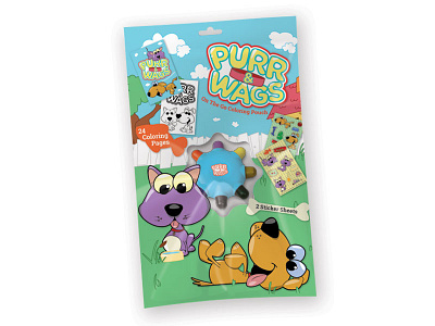 Purr & Wags Coloring Wheel kit