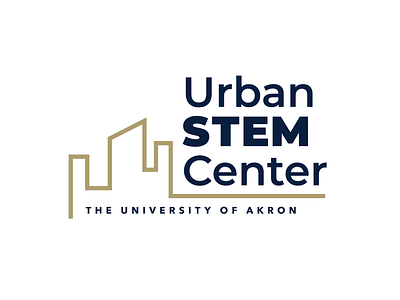 Urban STEM Center logo education logo science typography university