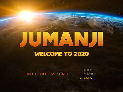 2020: Month #3 2020 design graphic jumanji poster videogame videogames virus world