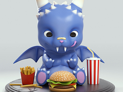 Hungry Baby Dragon