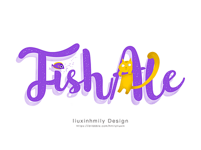 The name of FishAle－Draw by iPad Pro font