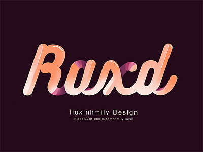 The name for Raxd，by iPad Pro font