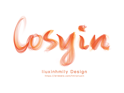 The name for Losyin，by iPad Pro font