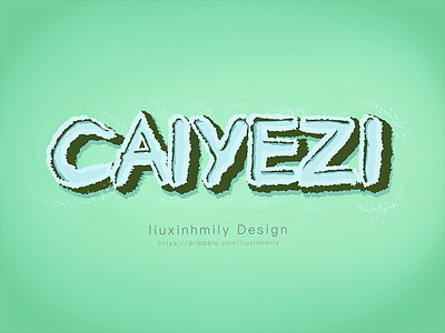 The name for  CAIYEZI，by iPad Pro