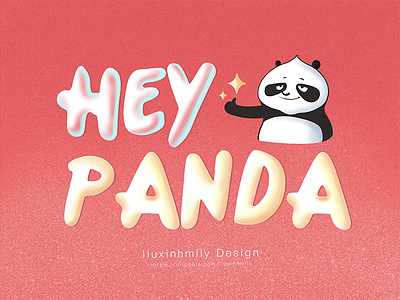 The name for HEY PANDA，by iPad Pro