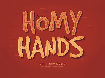 The name for HOMY HANDS，by iPad Pro