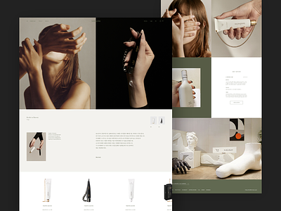 Cosmetic Shop Website cosmetic cosmeticweb design ecommerce handcream mood tamburins web webdesign