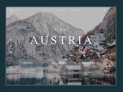 Travel UI Website Shot