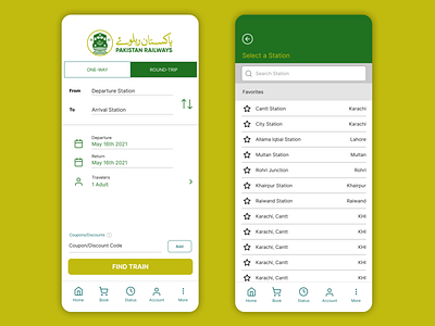 Railway booking app (Mobile UI/UX) mobile app mobile ui mobile user experience product design railway app ux design