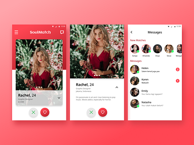 Dating App Mobile UI Design datingapp mobile app mobile ui uidesign uiux