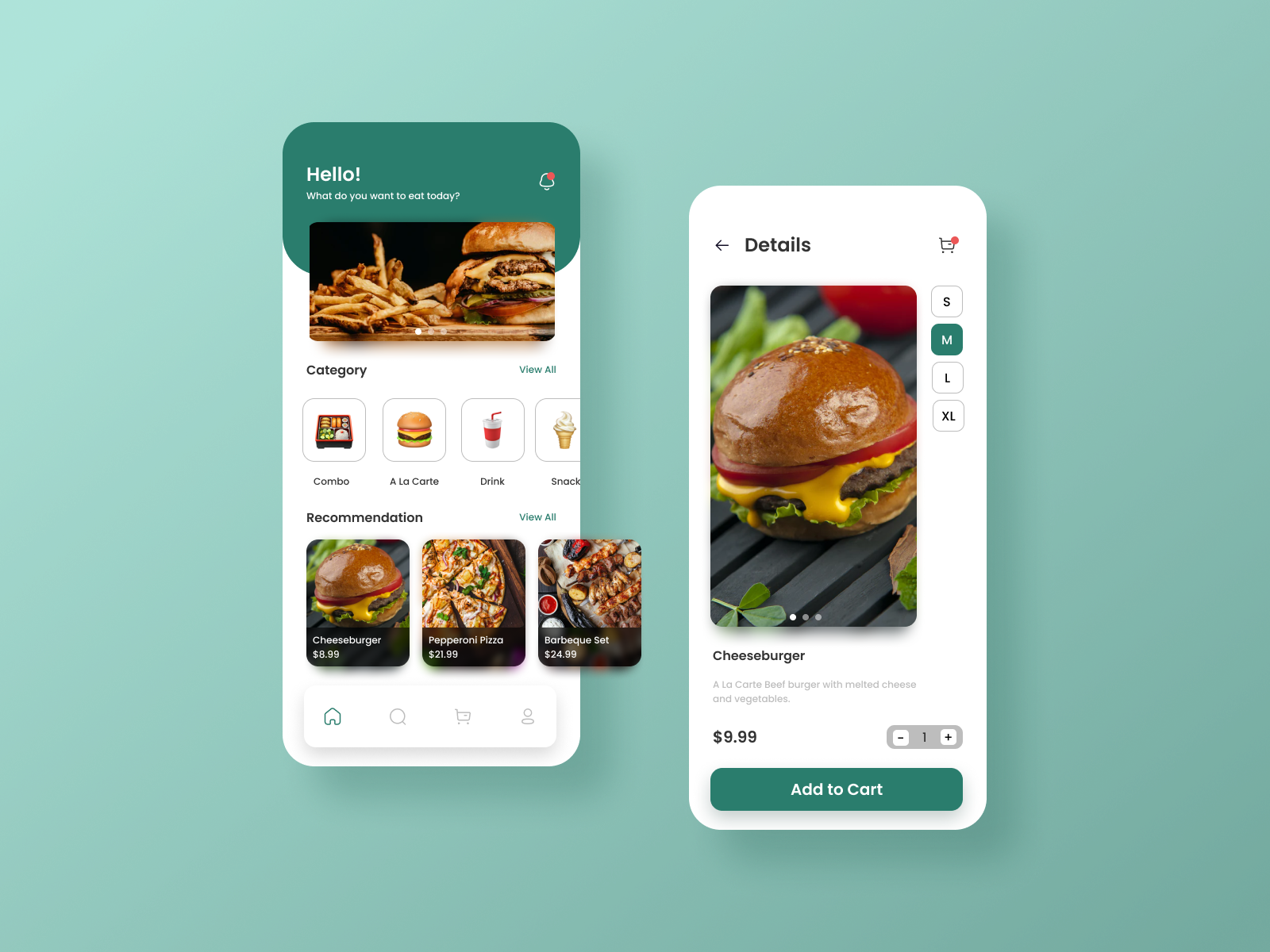 Food App Design Concept by Asep Sae on Dribbble