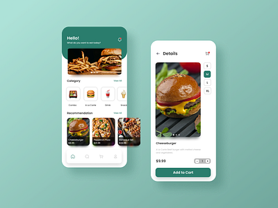 Food App Design Concept exploration figma food app mobile app mobile ui ui uidesign uiux