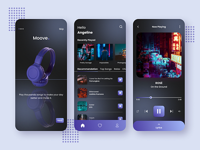 Music App UI Design