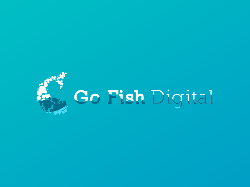 Go Fish Digital Logo Animation after effects animation digital fish gif go infinite logo seo waves