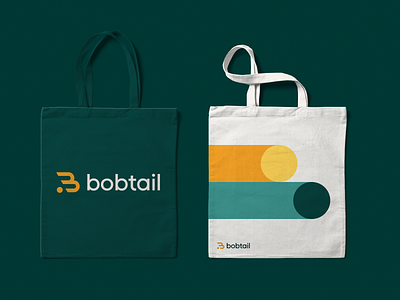 Bobtail Totes bobtail brand identity branding freight illustration logo simple tote