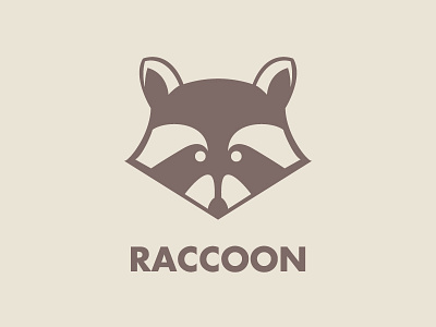 Raccoon fun illustration jt grauke logo raccoon