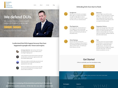 DUI Site layout photography typography ui ux web design