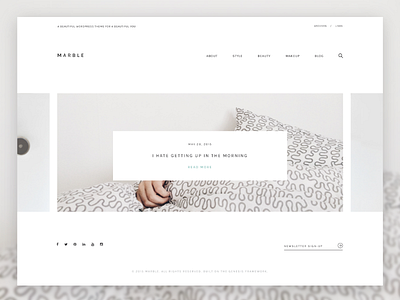 Marble Wordpress Theme WIP genesis simple theme ui whitespace wordpress