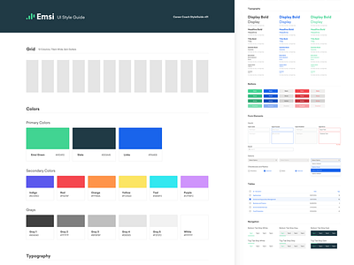 Emsi UI Styleguide in the works