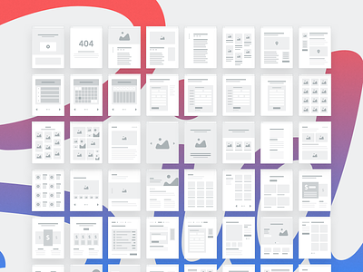 Sitemap Minipages flows focus lab grayscale mini wireframe sitemap ui user flow ux wireframe