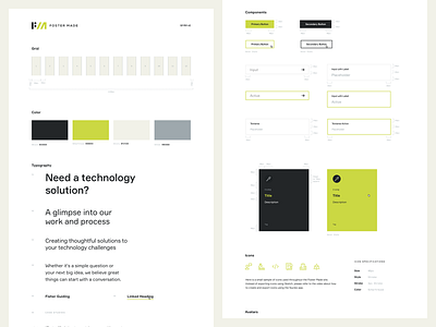 Foster Made UI Kit design development focus lab foster made guidelines styleguide ui ui kit ux