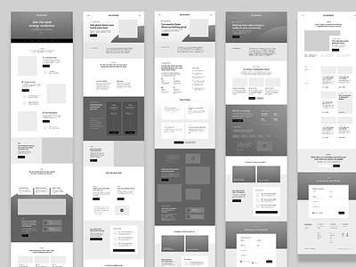 BlueWave Wires focus lab grayscale interactive web design wireframe wireframe design wireframe-wednesday wires