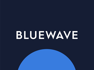 BlueWave blue bluewave brand branding focus lab logo logo 3d logotype solar wordmark