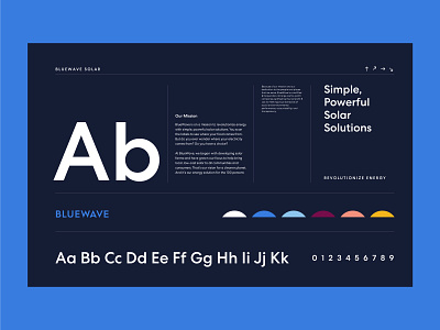 BlueWave Typography brand branding focus lab layout layout design logo logotype solar typography visual language