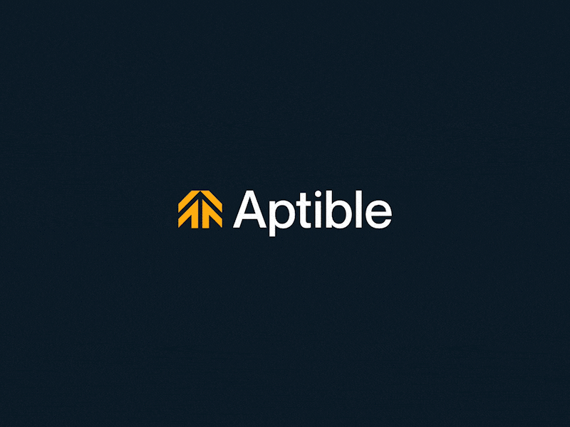 Aptible — Beyond Compliance animation aptible arrow brand branding focuslab illustration typography typography logo web design