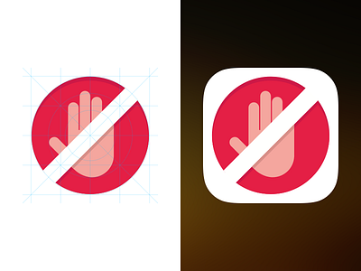 Don't touch icon ios