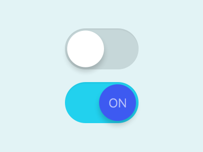 Yet another toggle switch by Shafiu on Dribbble