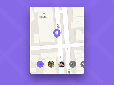 Share your location dailyui day020 ios location map