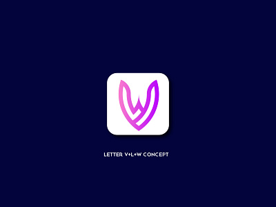 Letter-V+L+W-Concept animation branding design illustration logo logodesign modern modern logo design simple vector