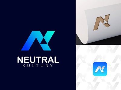 Letter N+K Concept animation branding design graphic design illustration letter nk concept logo logodesign modern modern logo design motion graphics simple ui vector