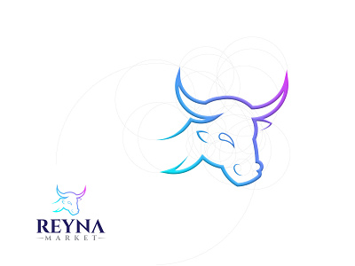 Golden Ratio (Reyna Market) 3d animation branding design graphic design illustration logo logodesign modern modern logo design motion graphics simple ui vector