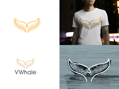 VWhale Logo animation branding design designer graphic design icon illustration liner logo logo designer logodesign modern modern logo design motion graphics simple vecto logo vector vwhale whale whale logo