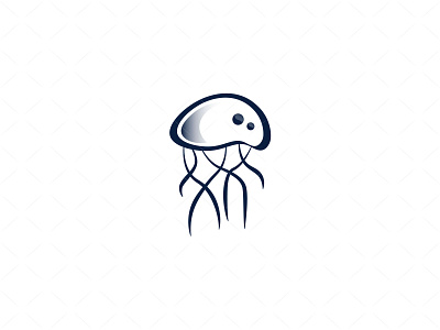 Jellyfish Logo design animation branding design graphic design illustration logo logodesign modern modern logo design motion graphics simple ui