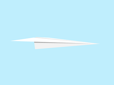 Woosh aeroplane airplane dart flat fold origami paper
